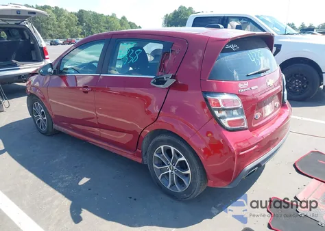 2017 Chevrolet Sonic Lt Auto z USA, uszkodzony, nr VIN 1G1JD6SB7H4112771